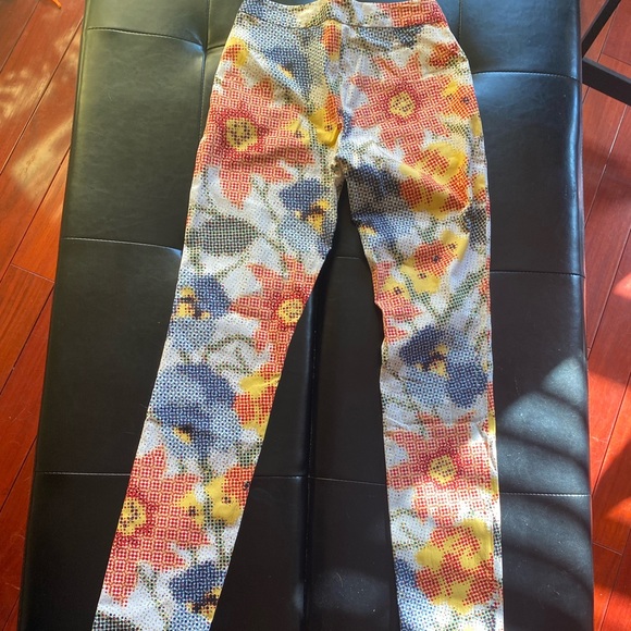 Kate Spade Saturday floral dot skinny pant - Picture 2 of 3